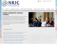 Tablet Screenshot of nric-ri.org